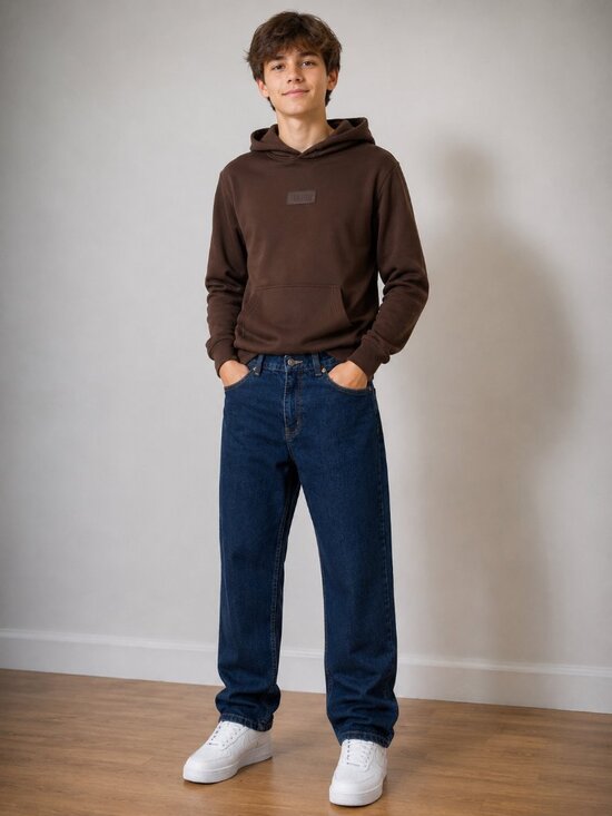 Faded Glory Other - Faded Glory Boys 16H Husky Dark Wash Stretch Straight Leg Jeans